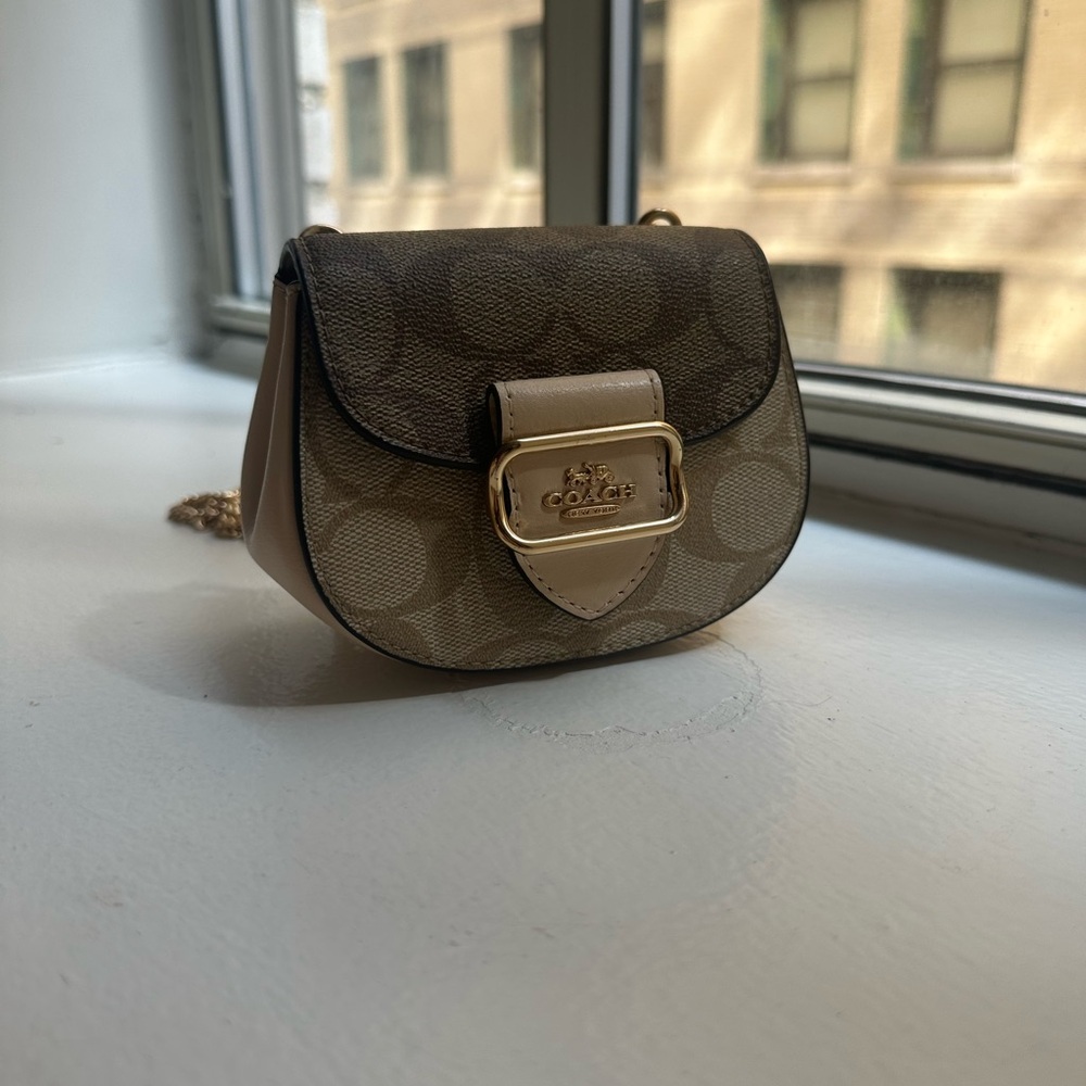 Coach Mini Bag in Brown and Tan